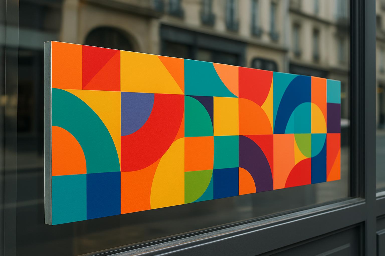 Signalétique de rayon aluminium