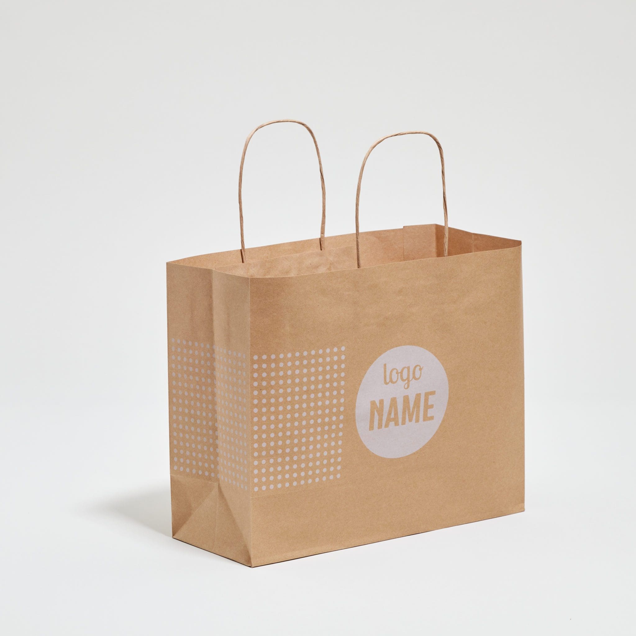 Sac papier à poignées torsadées
