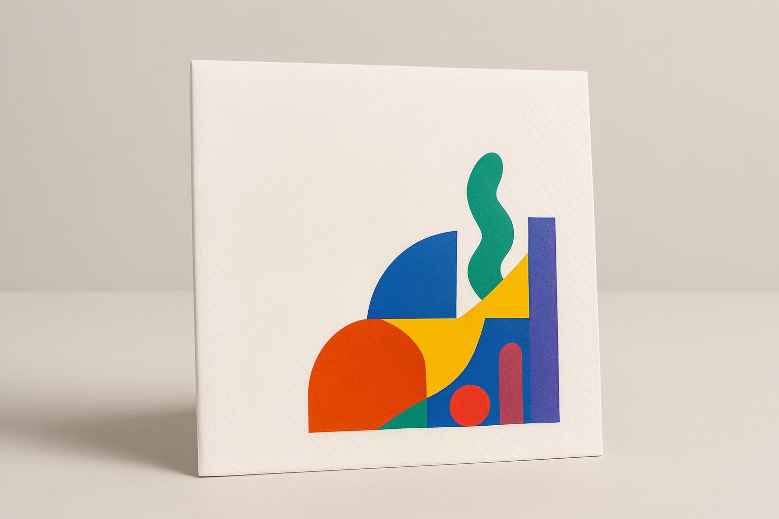 Serviette papier imprimée